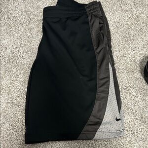 Men’s Nike Black and Gray Performance Shorts